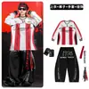 Ropa de Street Dance para Niños Ropa Hip Hop de Moda para Niños Rayas Rojas y Blancas 03 Conjunto de Ropa de Baile Traje de Presentación para Niñas Niños