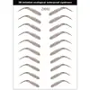 Pegatinas 3D para cejas transfronterizas al por mayor, imitación ecológica, tatuaje de cejas impermeable, pegatinas para cejas, pegatinas para cejas perezosas, en representación de cabello