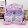 Pegamento Cremoso Estilo Coolomi Auténtico de Sanrio Diversión para Niños Casa de Juego DIY Comida y Juego Juguete Educativo Set Pequeño