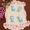 Nuevos Osos con Lazo de Resina Accesorios DIY, Sombreros, Bufandas, Guantes de Oso que Brillan en la Oscuridad, Decoraciones Lindas al por Mayor