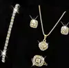 Relógio Feminino de Aço com Numerais Romanos e Pedras Preciosas, Estilo Céu Estrelado, Elegante Relógio de Quartzo para Negócios, Conjunto de Joias para Relógio Feminino