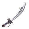 Disfraz de Capitán Pirata de Halloween Cosplay Accesorios Cuchillo Pirata para Adultos y Niños Juguete de Arma para Fiesta y Espectáculo