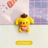 Dibujos Animados Brillantes Sanrio Animalitos Pequeños DIY Pegamento de Crema Casero Funda para Teléfono Móvil Hebilla de Zapato Pasador Joyería de Resina Accesorios