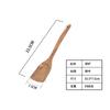 Cuchara para ensalada de Amazon transfronteriza Tenedor de madera Cuchara de madera Teca Sin pintar Mango largo Espátula para sartén antiadherente Juego de teca