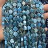 Cristal de água-marinha natural Tianhe pedra apatita hexagonal contas soltas diy pulseira colar jóias atacado
