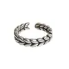 Joyería de Diseño de Nicho Anillo de Trigo Simple de Moda Ajustable Estilo de Lujo Ligero para Mujer Anillo de Trigo Simple para Apilar