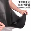 Delantal de cuero engrosado para hombres y mujeres, impermeable y a prueba de aceite, ropa de trabajo de uso inverso para adultos, delantal de trabajo duradero