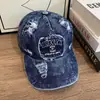 Boné de Baseball Retrô Americano Desgastado para Homens e Mulheres, Lavado com Bordado Pesado de Letras, Circunferência da Cabeça Grande, Novo Estilo, Boné Bico de Pato Emagrecedor