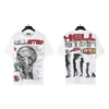 Comercio Exterior Transfronterizo Hellstar Hellstar Marca de Tendencia Europea y Americana Talla Grande Holgada Sudadera Camiseta Casual de Manga Corta para Hombre y Mujer