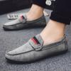 Cuero Cuero Suave Suela Suave Rojo Casual Hombre Niño Estilo Británico Trabajo Zapatos Lefu Zapatos de Cuero Suave Celebridad de Internet