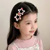Pinzas para el pelo de oso y estrella para niñas, lindas pinzas BB para niñas pequeñas, pasadores y accesorios para el pelo dulces de dopamina para el lateral