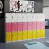 Plástico ABS Locker de Baño Dormitorio Baño Gimnasio Piscina Parque Acuático Locker Gabinete para Bolsa de Estudiante