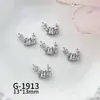 Nuevo Arte de Uñas Circonita Estilo de Lujo de Alta Gama Punta Francesa Pedrería Versátil Decoraciones Brillantes para Uñas Corazón Lazo