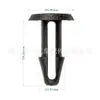 Adequado para Toyota Corolla forro do porta-malas fivela de fixação clipe de prego de plástico de nylon para carro clipe de gancho de galpão