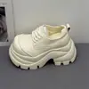 Sapatos Mocassins Cabeça Grande Femininos Estilo Britânico 2026 Temperamento Tendência Elegante Primavera Mais Vendido Sapatos Individuais Sola Grossa Aumentadores de Altura Sapatos Pequenos de Couro