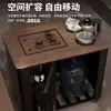 Nova Mesa de Chá de Ardósia com Textura de Madeira Sólida Estilo Chinês, Mesa de Chá de Casa de Alto Padrão, Mesa de Chá Grande para Sala de Estar, Escritório, Recepção