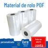 Filme retrátil Pof antiembaçante transparente, filme dobrável Pof de reticulação de baixa temperatura, filme de selagem a quente para embalagem, filme plástico de selagem a quente