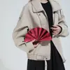 2026 Nuevo Bolso de Mano de Acrílico con Forma de Abanico Personalizado Transfronterizo Europeo y Americano Bolso de Hombro Versátil