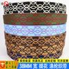 Suministro directo de fábrica 38 mm de grosor cinta jacquard de poliéster correa para bolsa correa de hombro portátil accesorios decorativos para ropa zapatos y sombreros