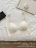 Base de Maquillaje Correctora de Verano Ultradelgada con Sensación de Hielo Invisible Sin Costuras Ropa Interior con Copas Fijas Transpirable Sensación de Piel Desnuda Reduce la Grasa de las Axilas Sujetador Inalámbrico