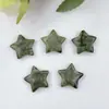 Amazon Pedra Natural Cristal 20mm Estrela de Cinco Pontas Não Porosa Pingente Estrela Lua Joias Pequenos Enfeites de Estrela Acessórios