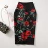 Ebay transfronterizo deseo OL temperamento falda lápiz estampado digital para mujer falda falda falda de cadera generación pelo