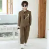 Novo Traje Tang Estilo Chinês para Meninos Outono/Inverno Novo Estilo Tendência Nacional Conjunto de Traje para Festa de Pagem, Apresentador, MC