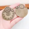 Reloj Retro Transfronterizo Reloj de Engranajes Steampunk Mecánico Colgante Pulsera DIY Collar Accesorios de Joyería