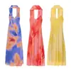 Comércio Exterior Europeu e Americano Atacado Novo Vestido Longo Estampado de Verão 2025 com Gola Halter para Mulheres