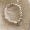 Pulsera Perla de la Suerte Plata de Ley s925 Perla de Agua Dulce Natural Joyería Hecha a Mano al por Mayor para Mujer Todo Fósforo Moda 6793