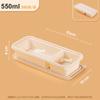 Lonchera desechable biodegradable cuadrada almidón de maíz tres compartimentos cuatro compartimentos cinco compartimentos seis compartimentos caja para llevar embalaje caja para ensalada
