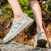 Sandálias Masculinas Verão Roupa Exterior Sapatos de Buracos Vazados Lazer ao Ar Livre Esportes Montanhismo Caminhada Vadeio Respirável Sapatos Masculinos