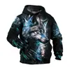Ropa Personalizada Nueva para Primavera y Otoño 2025 Sudadera con Capucha Digital 3D para Hombre
