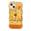 Muñeco de Dibujos Animados Adecuado para Apple 17Promax Funda de Teléfono Móvil Transparente Mate80 Doble Soporte 16 Lindo 15 Silicona 14