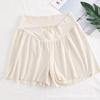 Loja de tesouros de shake roupas de maternidade verão cintura baixa calças de segurança Seda Gelo finas mulheres grávidas soltas shorts anti-luz leggings