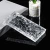 Ladrillo de vidrio súper blanco ladrillo de cristal ladrillo transparente pared divisoria cuadrada baño red net arte sólido doble cara ladrillo de hielo