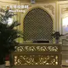 Moldura de corona de GRC para paredes, remate superior decorativo para muros de patio de villa, componentes prefabricados de cemento para muros exteriores hechos a medida