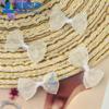 Mini lazo pequeño a cuadros, accesorios de ropa, accesorios de joyería, pajarita pequeña a cuadros, nudo para ropa de muñeca con flores hecho a mano