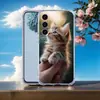 Funda para teléfono con airbag anticaída adecuada para Samsung S25 S26Ultra Cubierta protectora de gatito Anticaída en las cuatro esquinas Note20