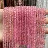 Suministrado directamente por el fabricante: cuentas redondas pequeñas de piedra natural, cuentas de arroz, cristal, turmalina, cuentas redondas de ágata, materiales hechos a mano para DIY, accesorios para pulseras