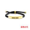 Pulsera de Cuerda Trenzada Multicolor Transfronteriza, Hay que Trabajar Duro, Regalo Conmemorativo para Amigos y Colegas, Pulsera de Acero Inoxidable Grabada