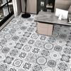 Nuevas Pegatinas de Azulejos Artificiales Retro Marroquíes Transfronterizas para Renovación de Pared y Piso de Cocina Decorativas Impermeables Resistentes al Desgaste