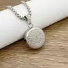 Moda Europea y Americana Transfronterizo Religioso Cobre Colgante Joyería Medalla Collar Virgen María Católica Santos Collar Venta al por mayor