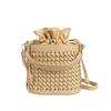 Bolso de alta calidad para mujer 2024 Nuevo bolso de cubo tejido texturizado elegante para todo tipo de atuendos bolso de hombro bandolera venta al por mayor