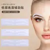 Nueva Herramienta Auxiliar Desechable para Tatuaje de Cejas, Pegatinas Auxiliares para Diseño de Cejas, Pegatinas de Tatuaje de Posicionamiento para Maquillaje