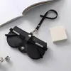 Estojo de óculos bolsa de óculos couro de alta qualidade capa para óculos óculos de sol de verão óculos de sol bolsa de óculos fofa moda portátil