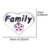 Pulsera de Módulos de Encantos para Pesar en Familia, Accesorios, Parche DIY, Encantos Flotantes, Locke