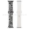 Adecuado para Apple Watch 11 Silicona Estampado Iwatch678910 Correa de Reloj Linda S12 Fabricante