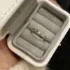Anillo Minimalista Geométrico de Nudo de Bambú para Mujer, Moda Japonesa de Lujo Ligero, Joyería de Anillo Delgado con Circonita de Estilo Genial