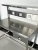 Bancada de trabalho de aço inoxidável 304, mesa plana, mesa de classificação de oficina sem poeira, mesa de operação de laboratório, mesa de inspeção